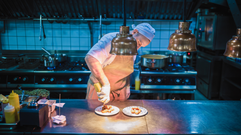 chef in a kitchen